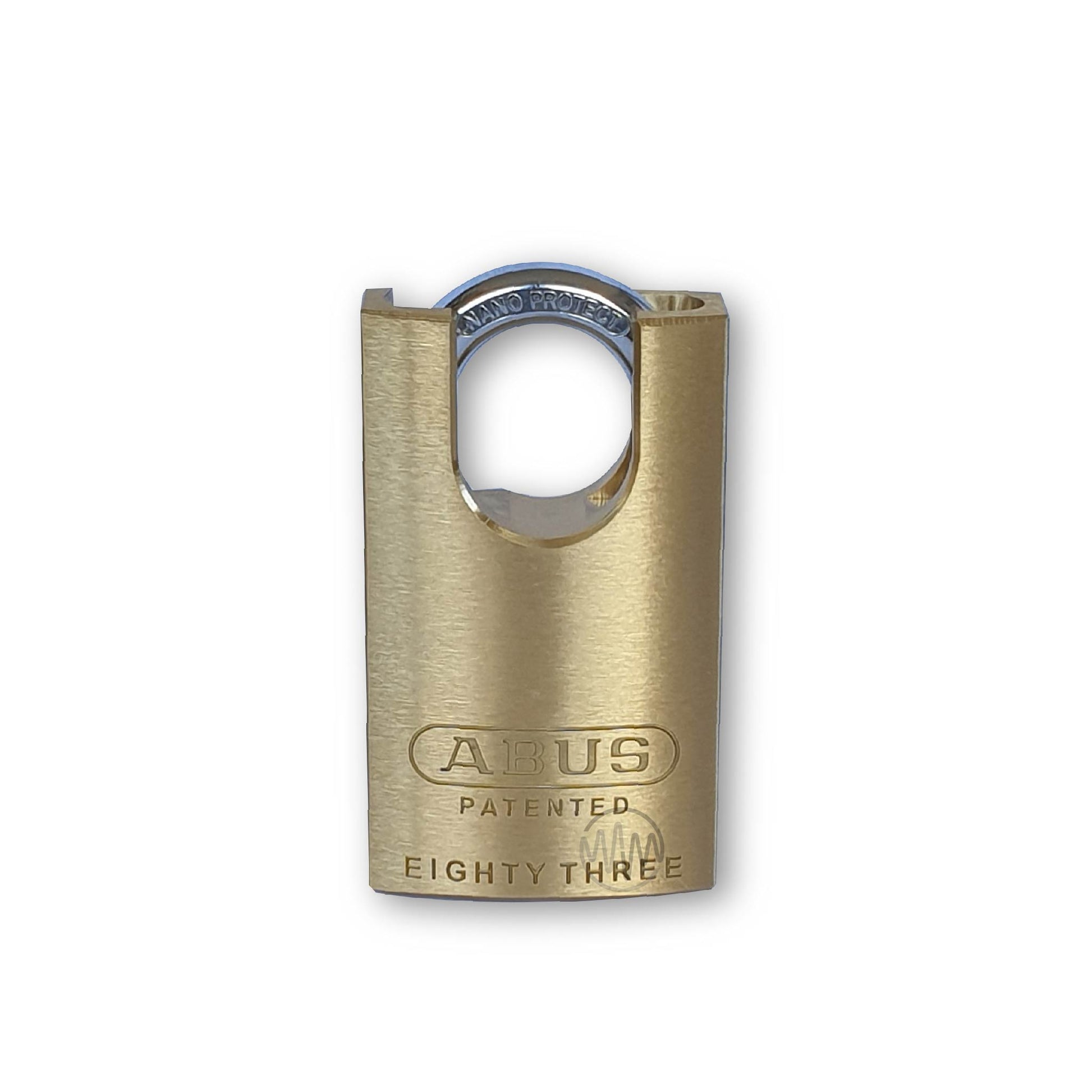 Abus closed shackle brass padlock 83CS/45 series