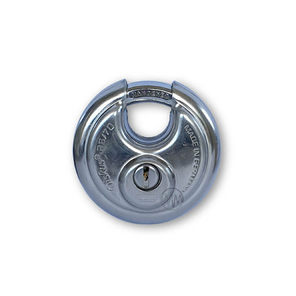 Abus Diskus circular design padlock in hardened alloy steel