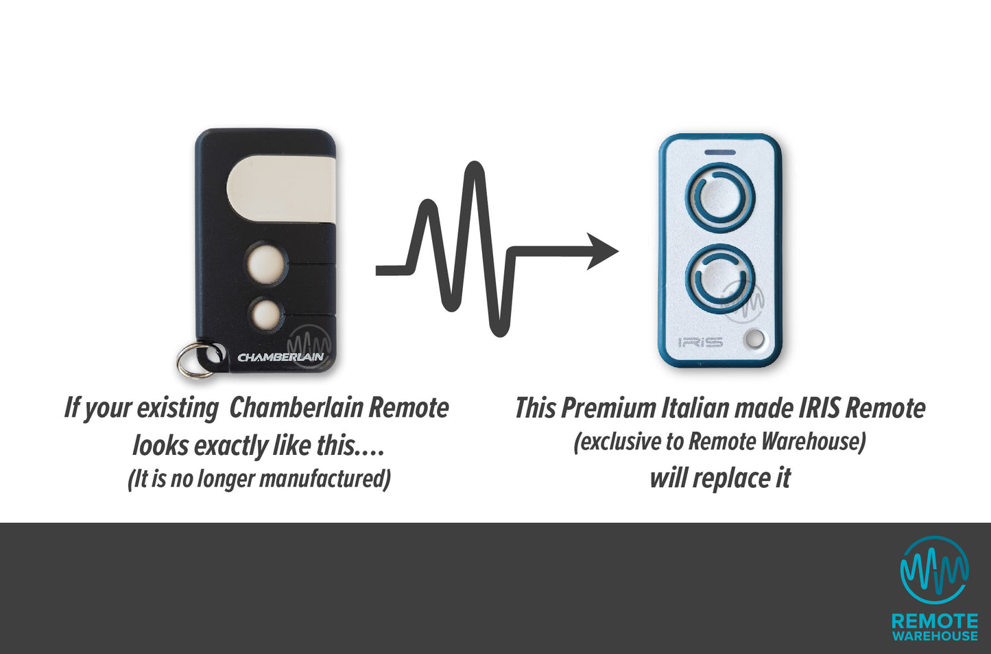 Chamberlain 4335A Black Garage Remote