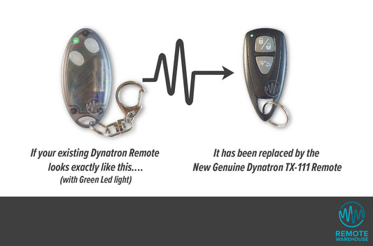 Dynatron TX-10 Car Alarm Remote - Green LED