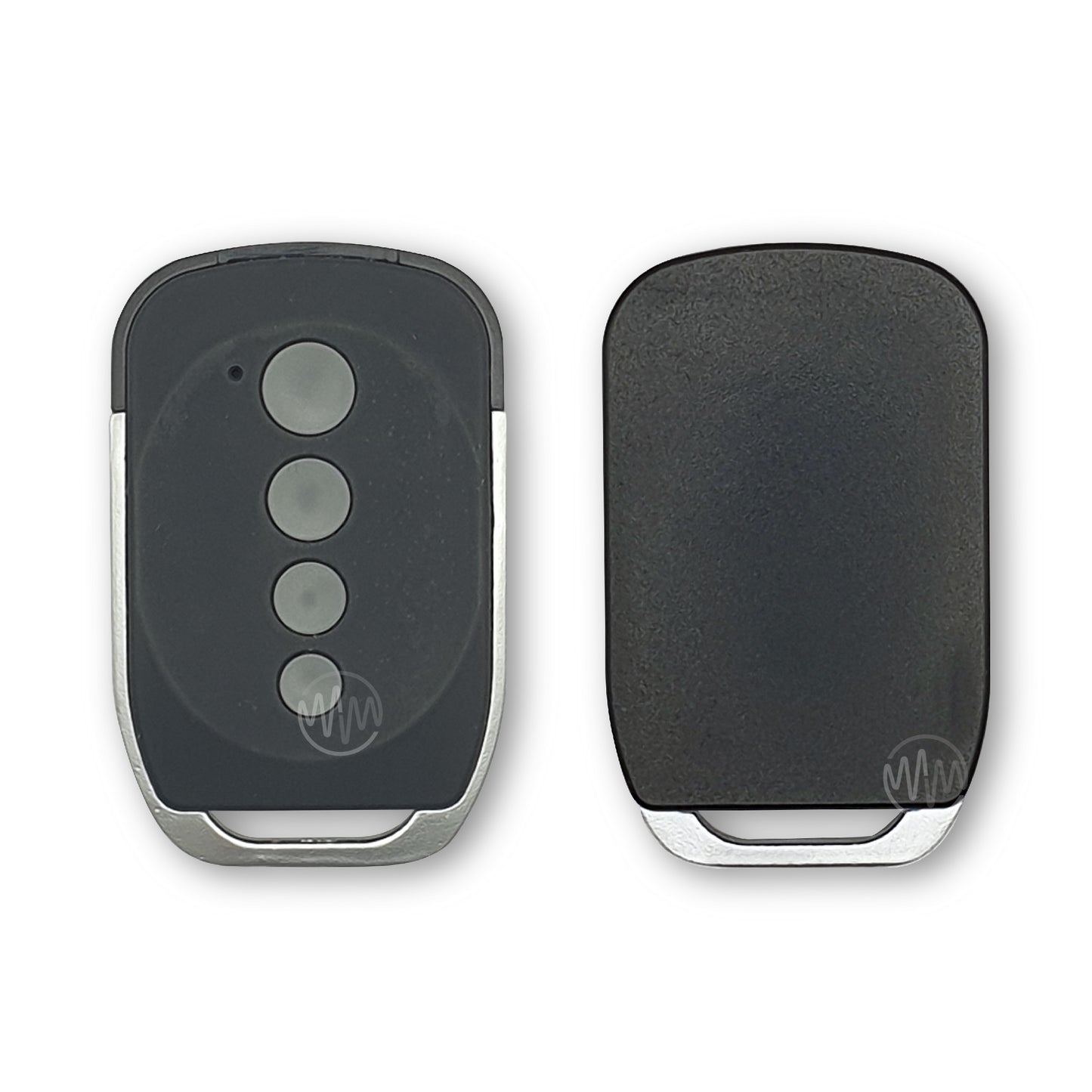 Front & back view of Garageace S6 garage door remote