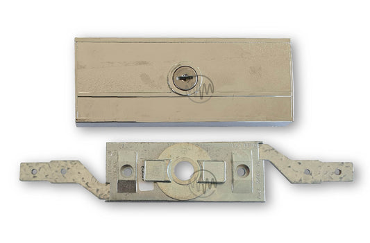 Lock Focus V1 roller door lock system front view