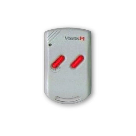 Marantec Digital 222 white garage & gate remote with 2 red slanted buttons