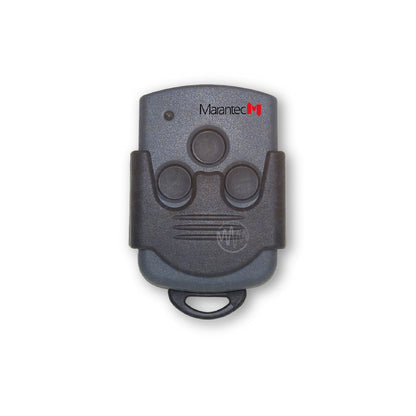 Marantec digital 313 3 button dark grey garage & gate remote with sun visor attachment