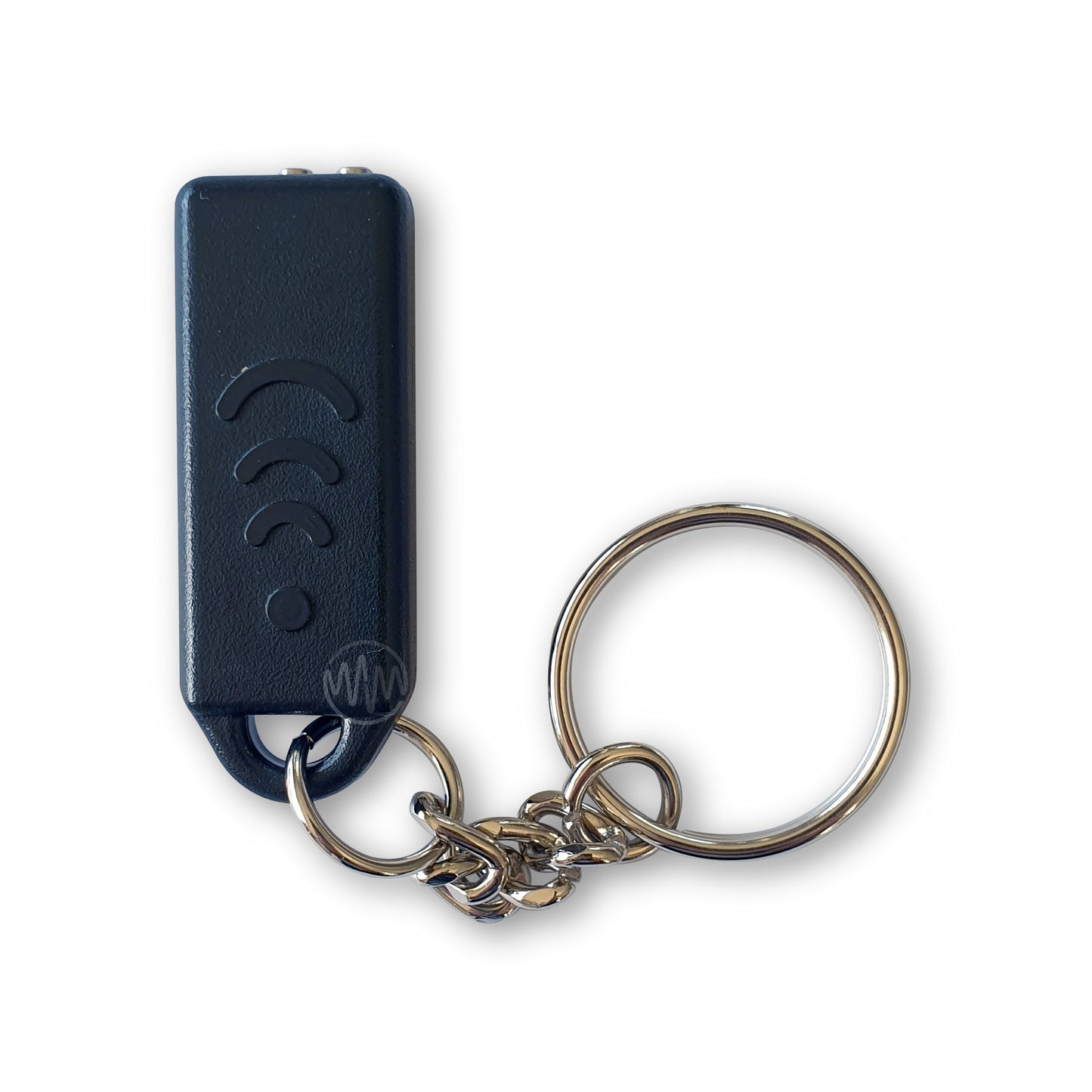 Mongoose tiny black rectangle touch key car remote with metal key ring clip