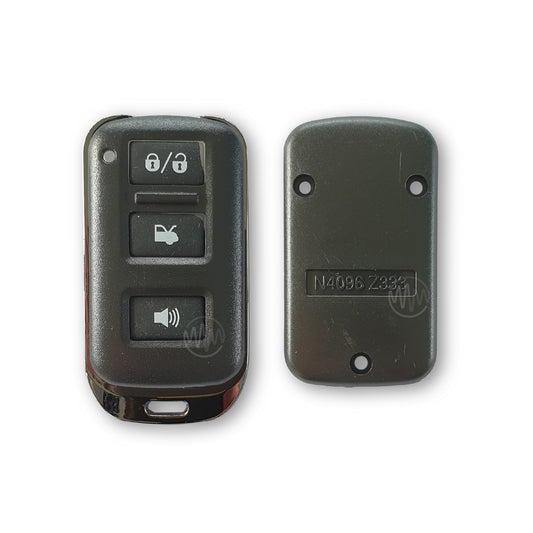 Black replacement remote casing for Mongoose MRC63 car alarm remote