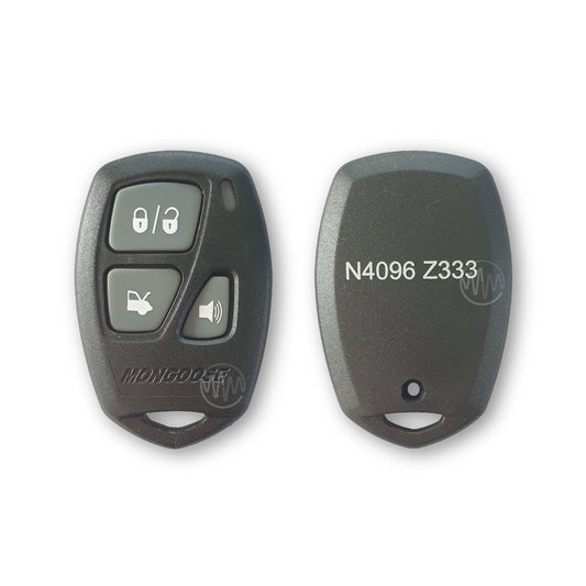 Black replacement remote casing for Mongoose MRC83 car alarm remote