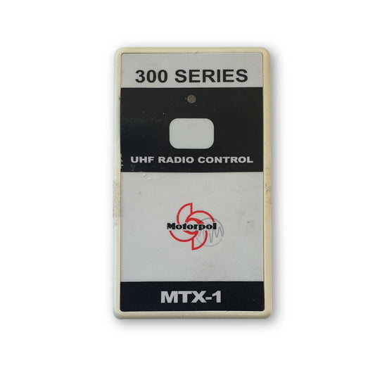 Motorpol MTX-1 300 series cream rectangle remote control 