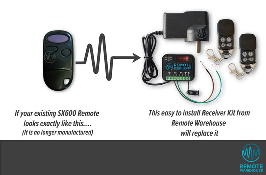 SX600 / SX800 Garage Remote (Garage Door Receiver Kit)